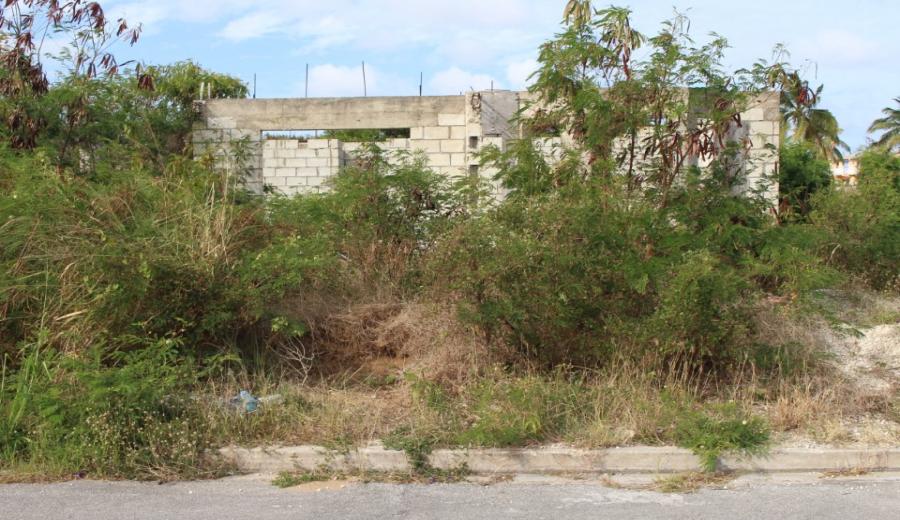 Land for sale with unfinished house St. Martins, Barbados